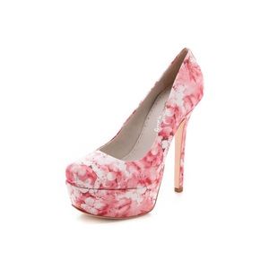 Alice + Olivia Pink Larimore Cherry Blossom Pumps